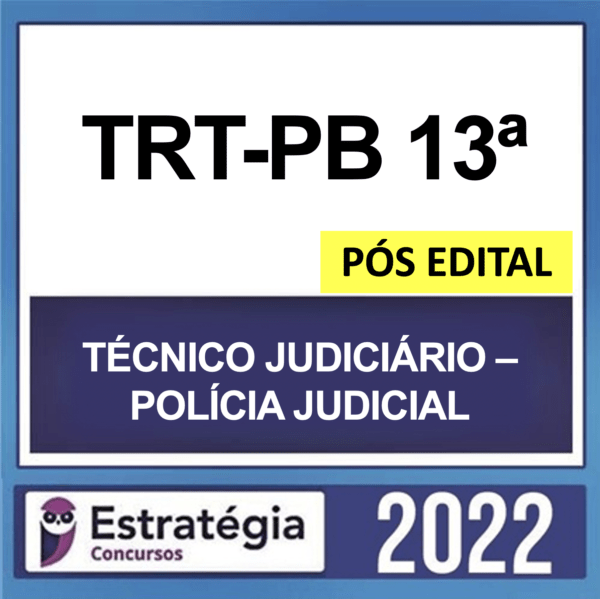 RATEIO TRT PB TECNICO POLICIA JUDICIAL ESTRATEGIA 600x599 1