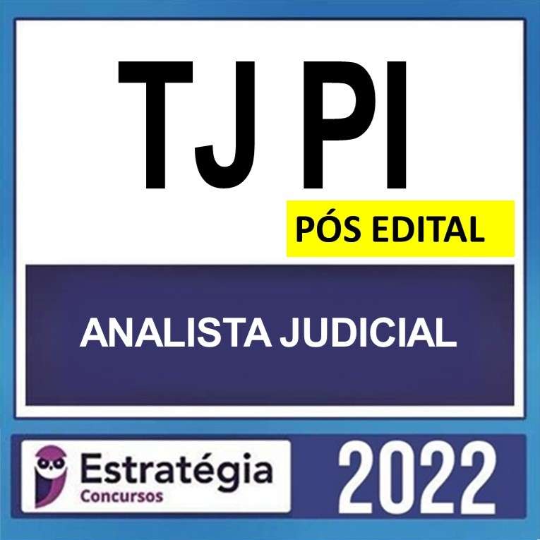 rateio tj pi pos edital analista judicial estrategia 2022 1