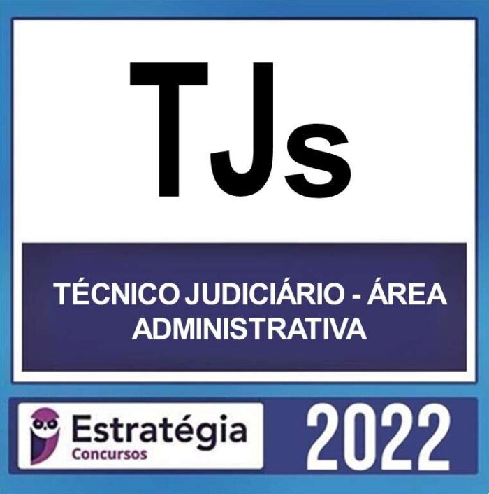 rateio tjs tecnico judiciario area administrativa estrategia