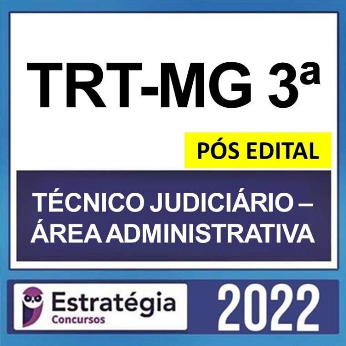 rateio trt mg 3 tecnico judiciario area administrativa