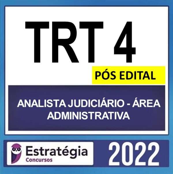 rateio trt4 analista judiciario area administrativa pos edital estrategia 600x602 1