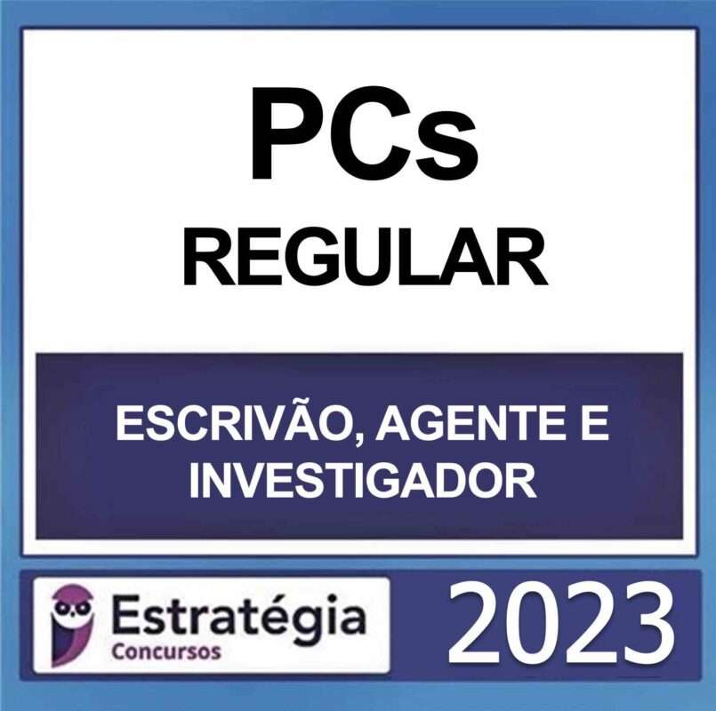 rateio pcs escrivao agente investigador 2023 estrategia