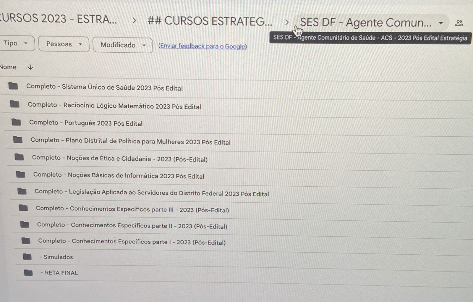 SES-DF POS EDITAL ( AGENTE COMUNITARIO DE SAUDE ) PACOTE – 2023 ESTRATEGIA