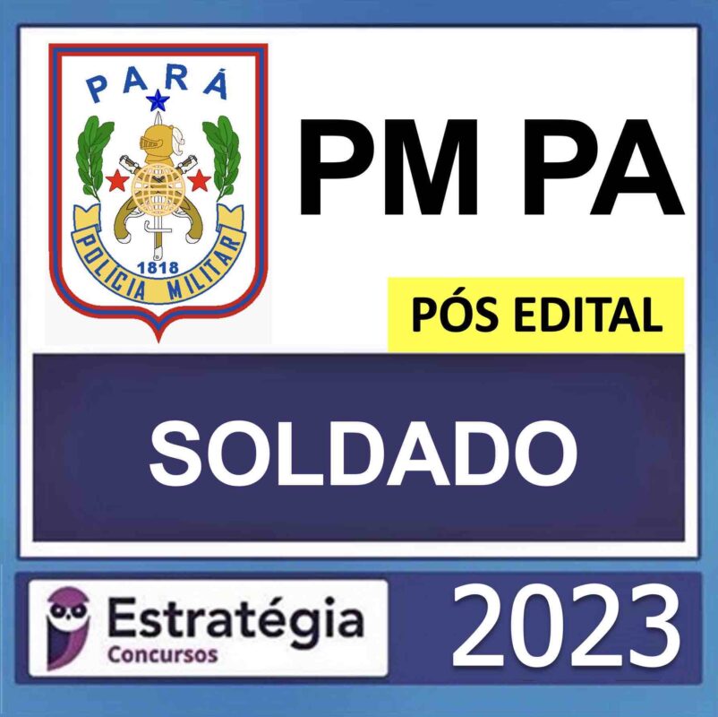 Rateio PM PA Soldado Pós Edital Estratégia 2023