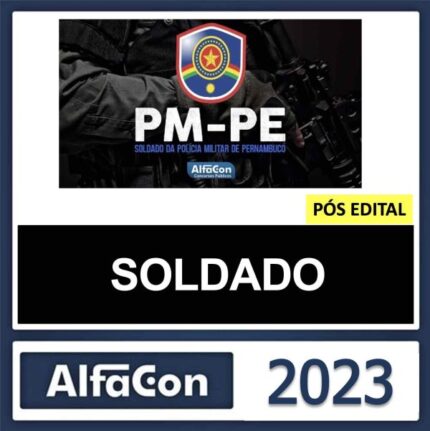 RATEIO PM PE SOLDADO PÓS EDITAL ALFACON 2023