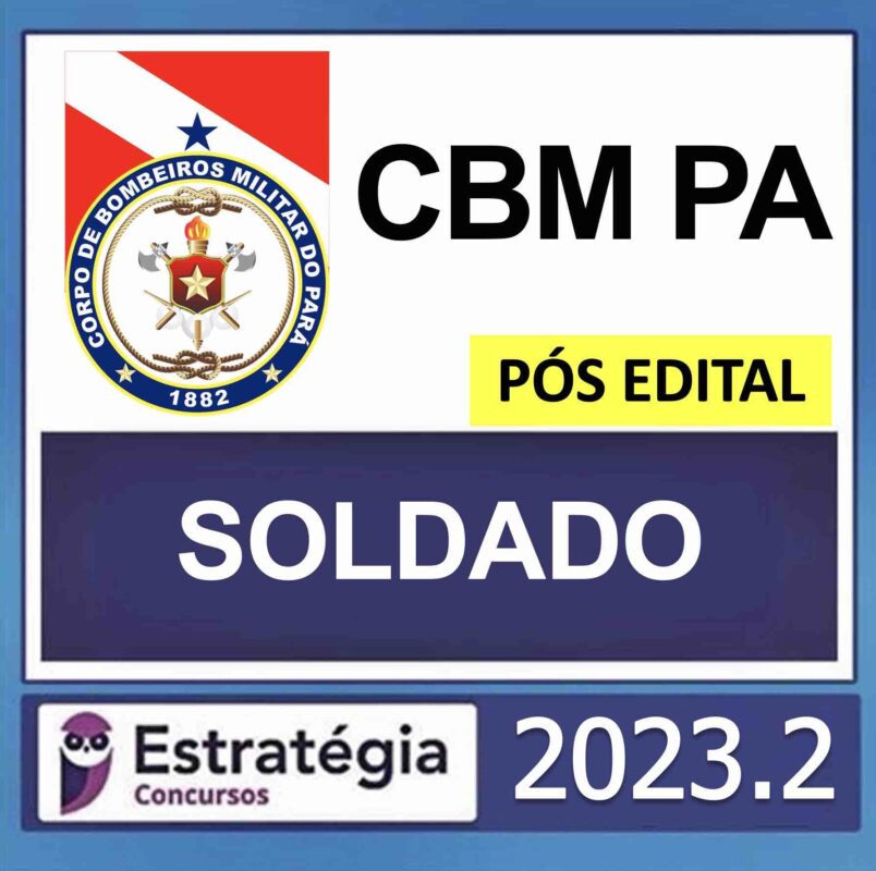 Rateio CBM PA Soldado Pós Edital Estratégia 2023