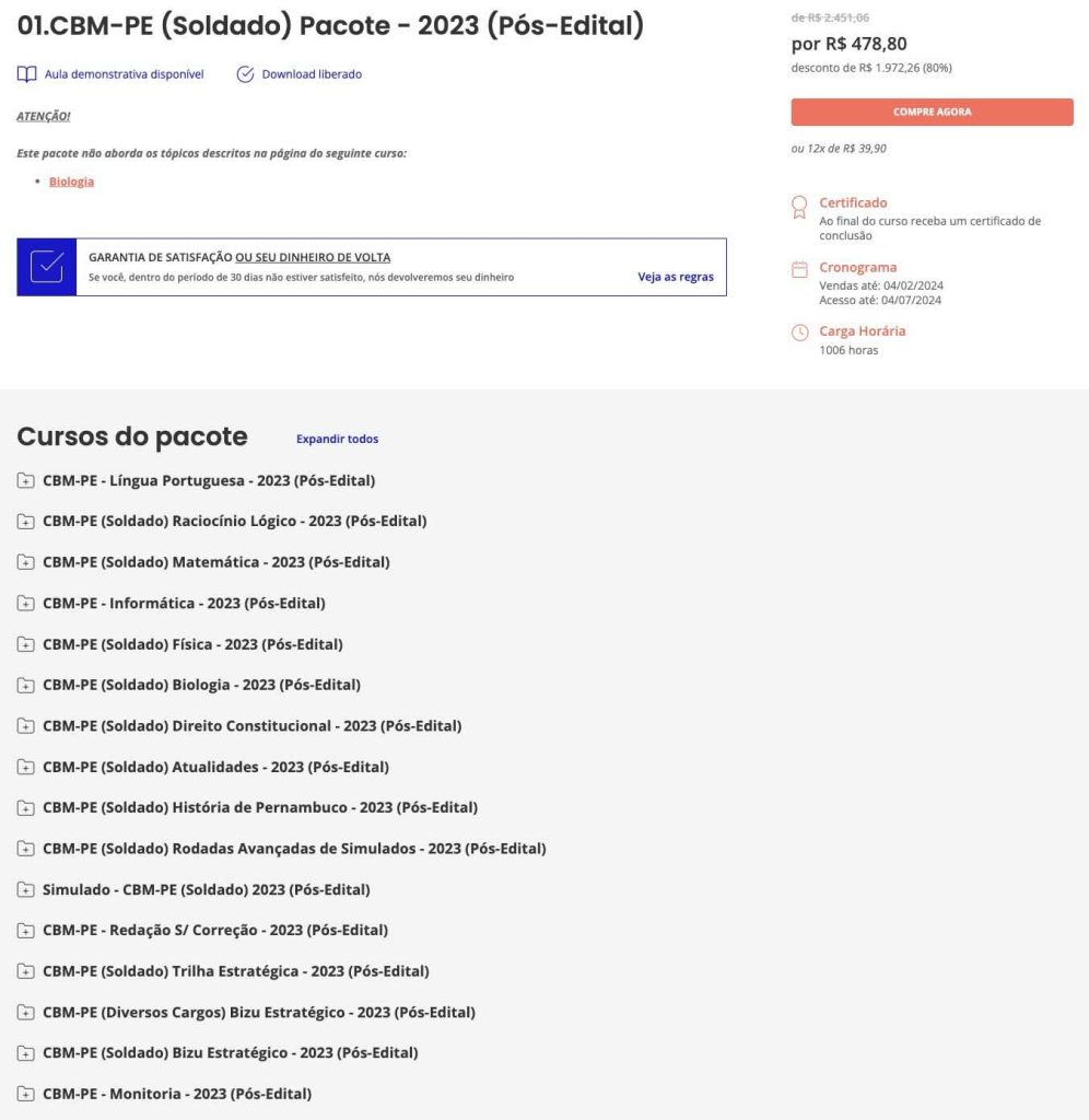 RATEIO CBM PE SOLDADO PÓS EDITAL ESTRATÉGIA 2023