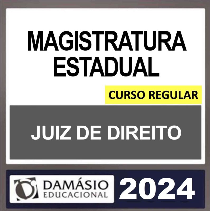 RATEIO MAGISTRATURA ESTADUAL DAMÁSIO 2024