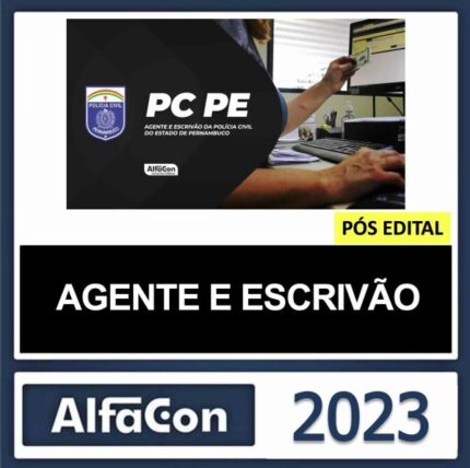 RATEIO PC PE AGENTE E ESCRIVÃO PÓS EDITAL ALFACON 2023