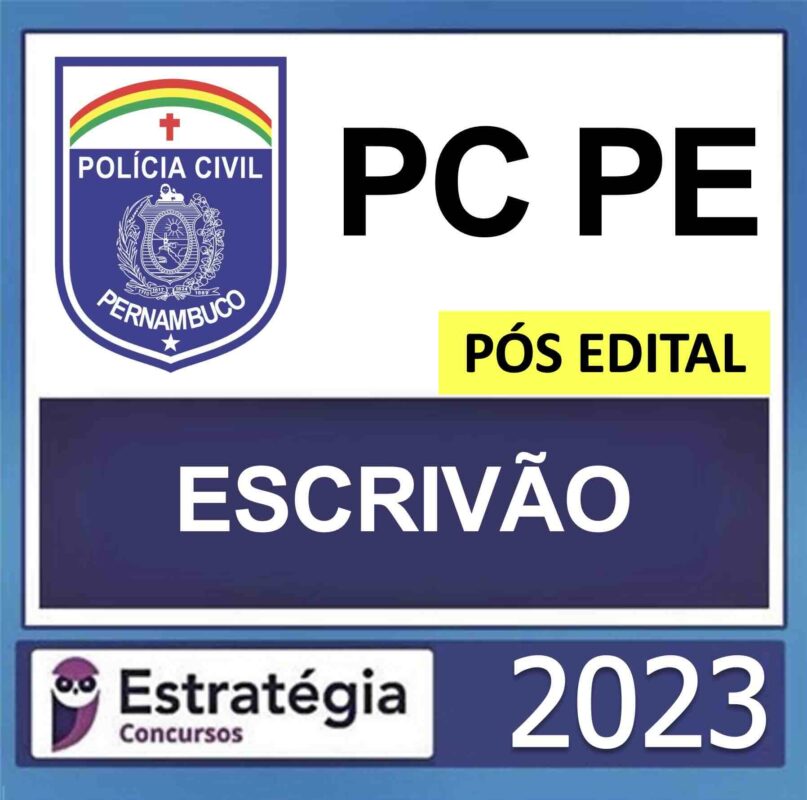 RATEIO PC PE ESCRIVÃO PÓS EDITAL ESTRATÉGIA 2023