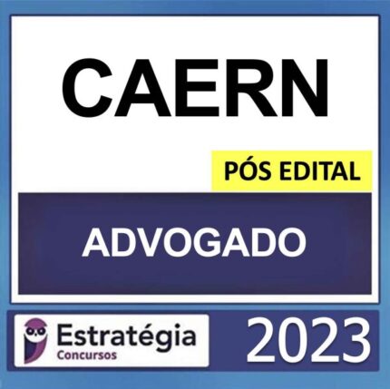 Rateio CAERN Advogado Pós Edital Estratégia 2023