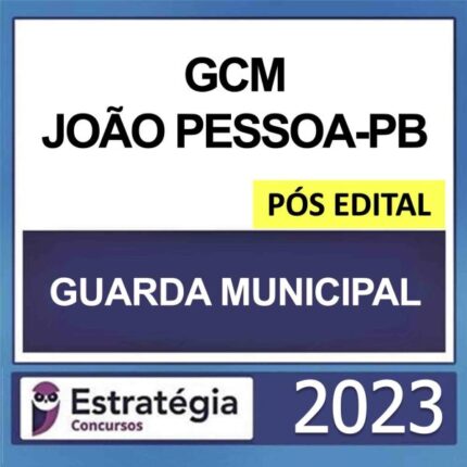 Rateio Guarda Municipal João Pessoa-PB Pós Edital Estratégia 2023