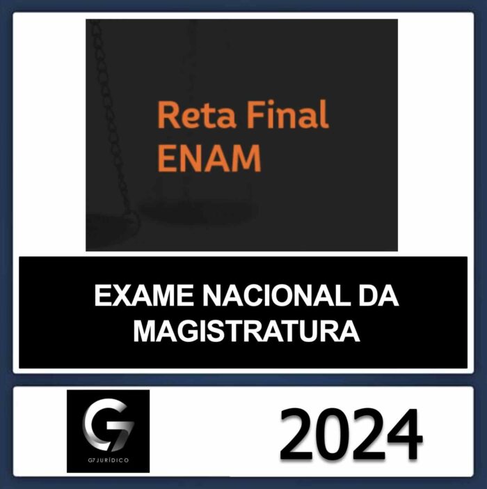 RATEIO ENAM RETA FINAL G7 2024 POS EDITAL