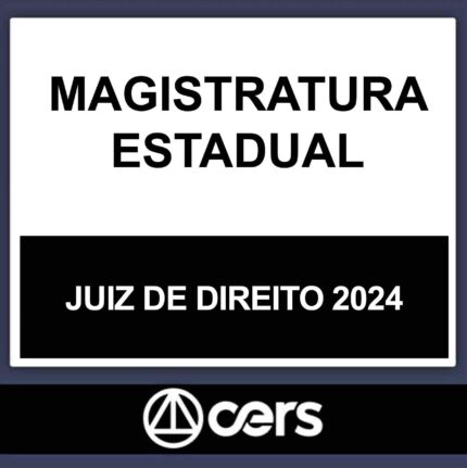 RATEIO MAGISTRATURA ESTADUAL CERS 2024 (JUIZ DE DIREITO)