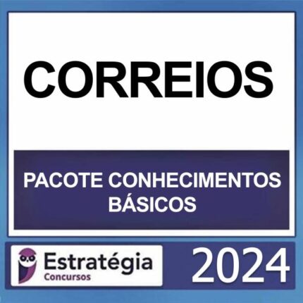 Rateio Correios Estratégia 2024 (Pacote Conhecimentos Básicos)