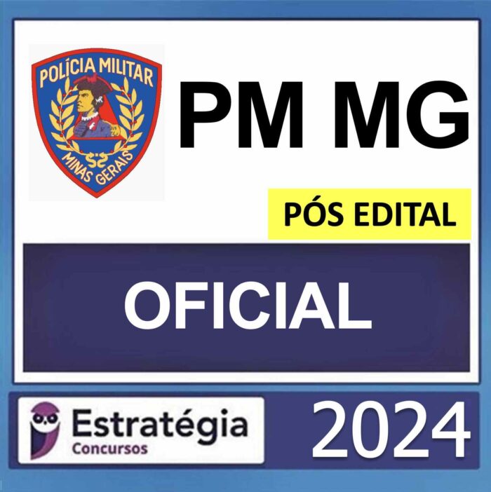 RATEIO PM MG OFICIAL ESTRATEGIA PÓS EDITAL 2024