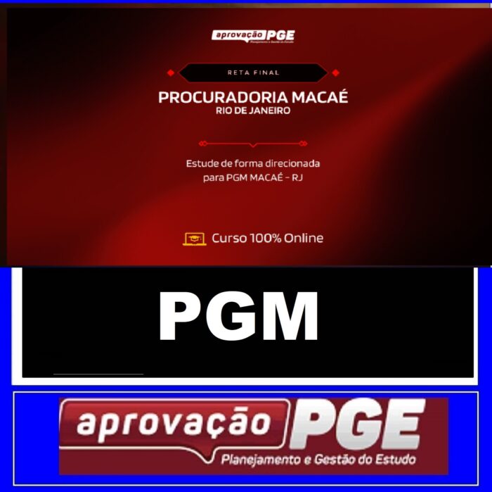 RATEIO -PGM Macaé - Reta Final - Procurador - Aprovação 2024