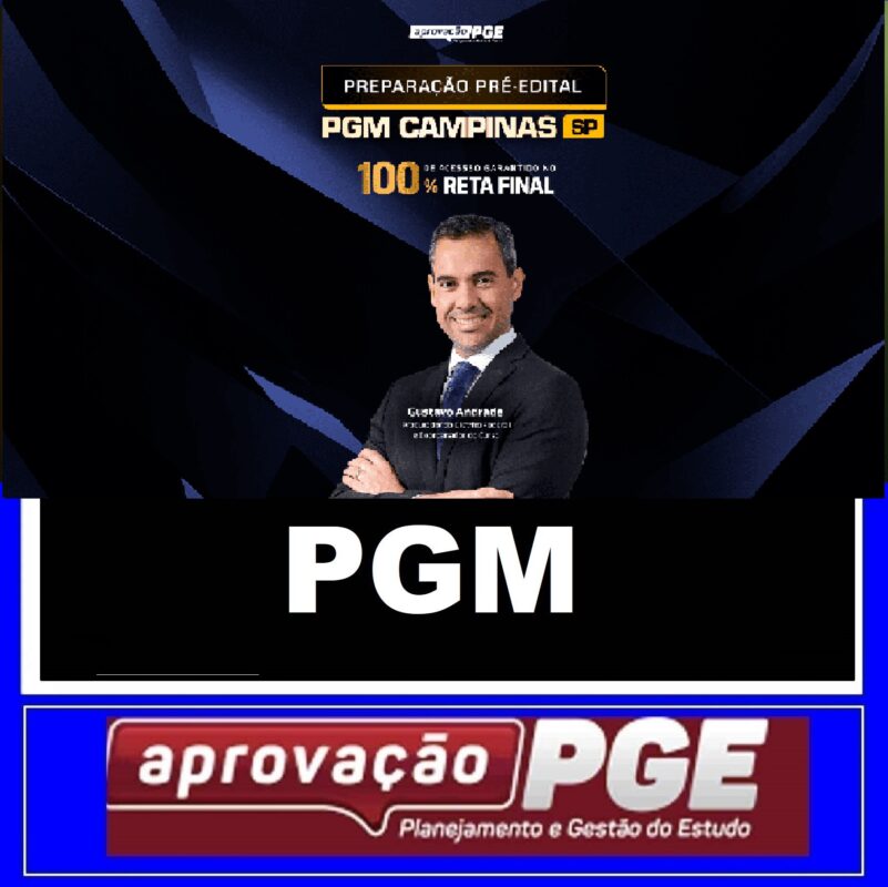 PGM Campinas - Procurador - Aprovação 2024