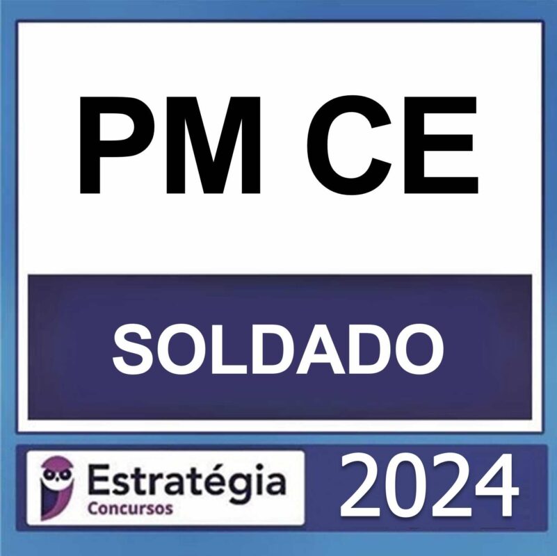 rateio pm ce soldado estrategia 2024 capa