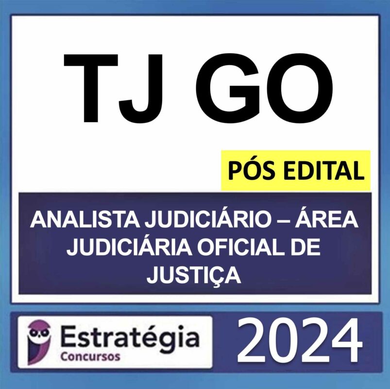 rateio tj go analista judiciario area judiciaria oficial de justica capa pos