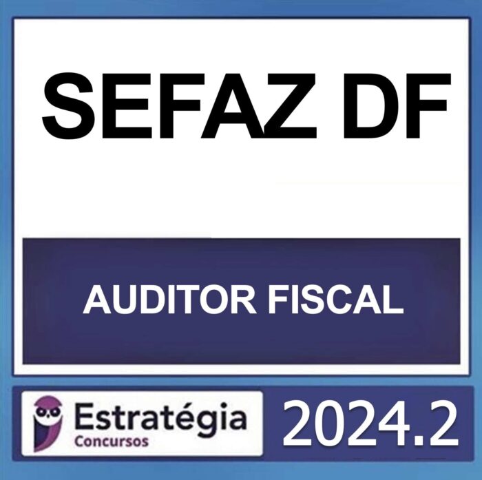 rateio sefaz df auditor fiscal capa estrat