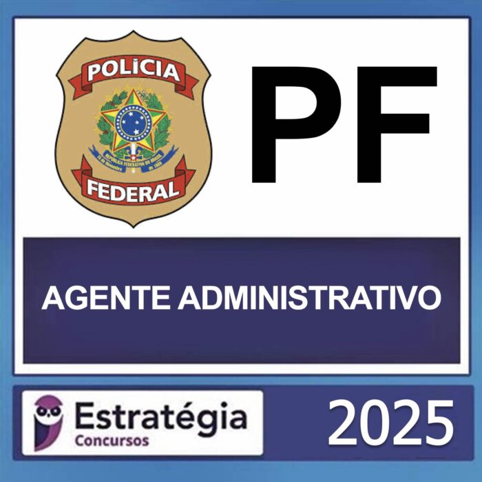 rateio pf agente administrativo estrategia 2025